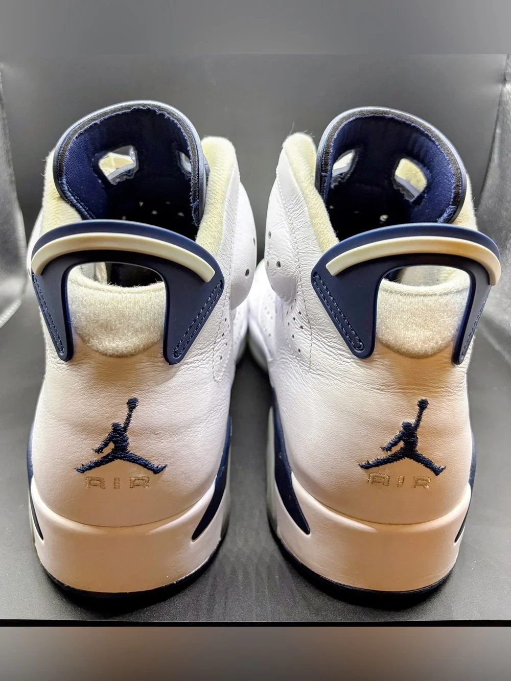 CLEAN 12M Jordan 6 Retro White Midnight Navy OG Box
